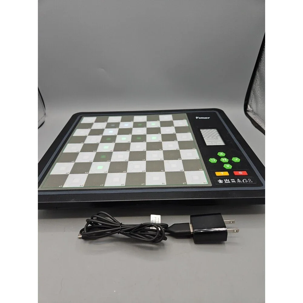 Electronic Chess Board L6 with LED Lights, Computer Chess Set with Piece Charger